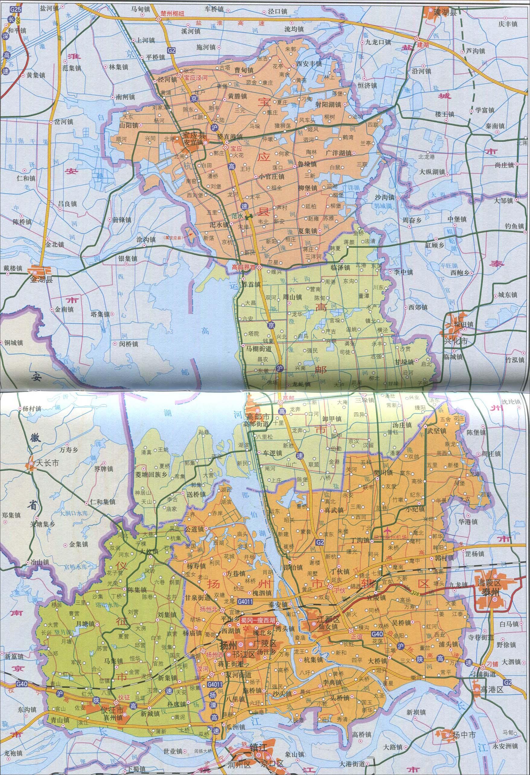 扬州市最新地图，探索古老城市的崭新风采