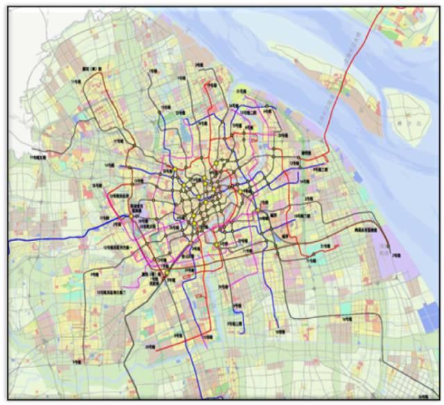 上海最新地铁规划图