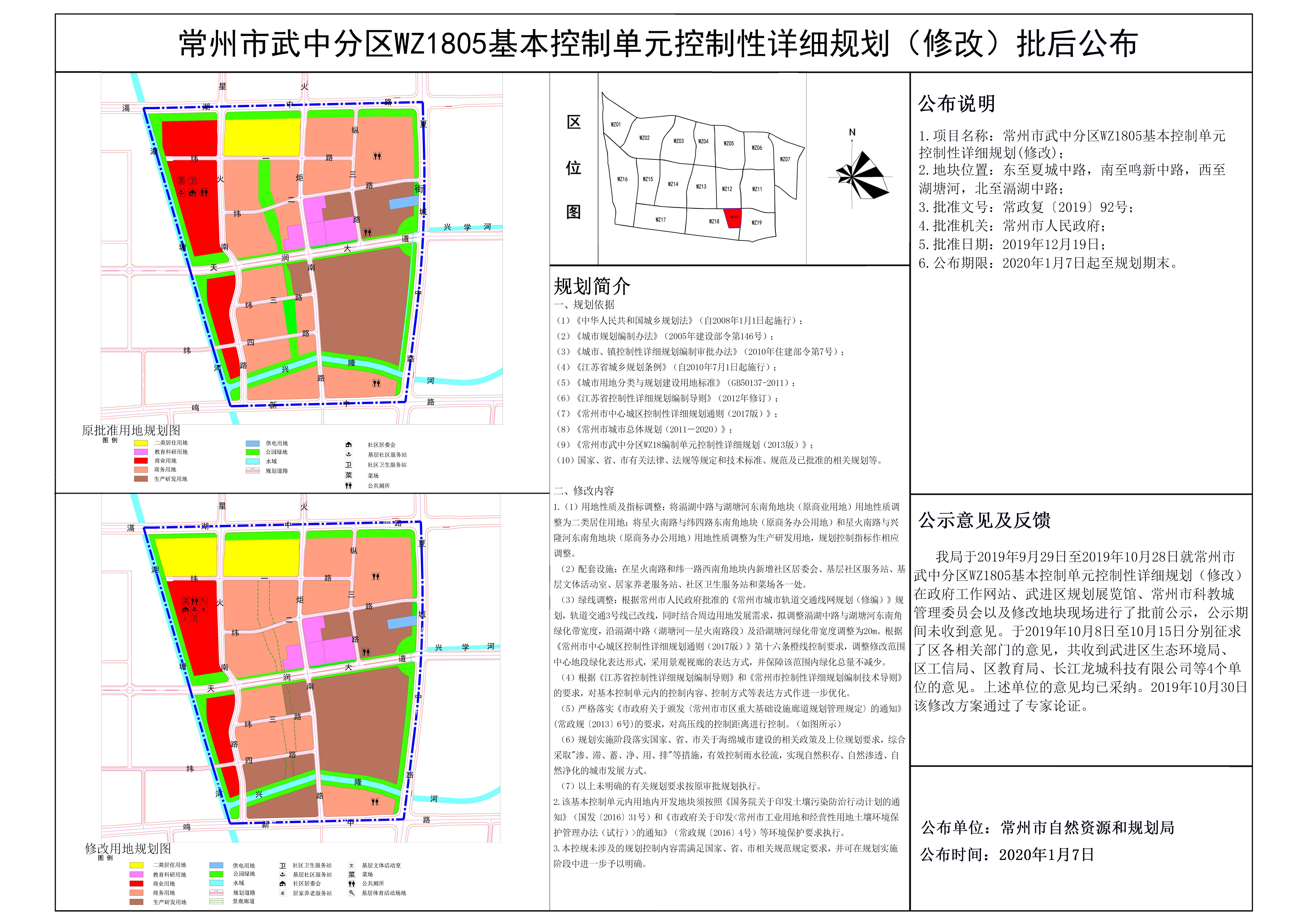 武进区自然资源和规划局最新发展规划