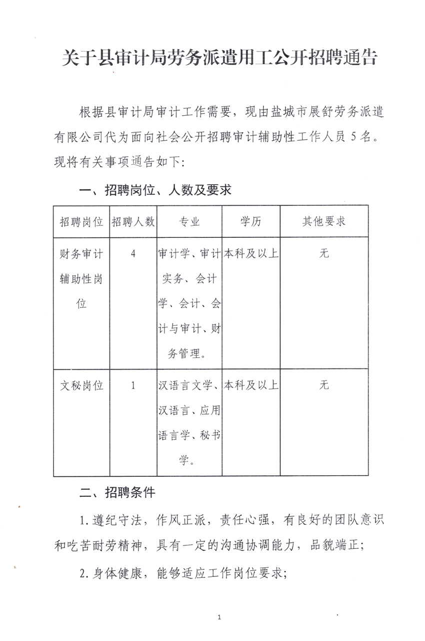 潮阳区审计局招聘信息全面解析